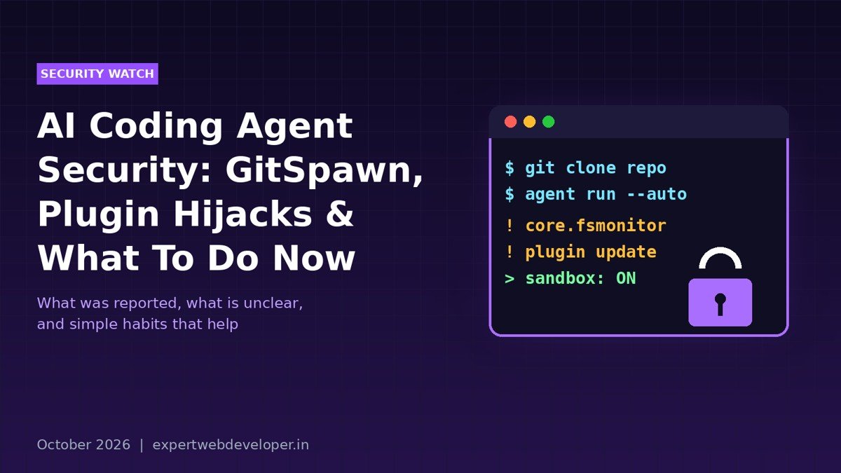 AI coding agent security: GitSpawn, plugin hijacks and what developers should do now