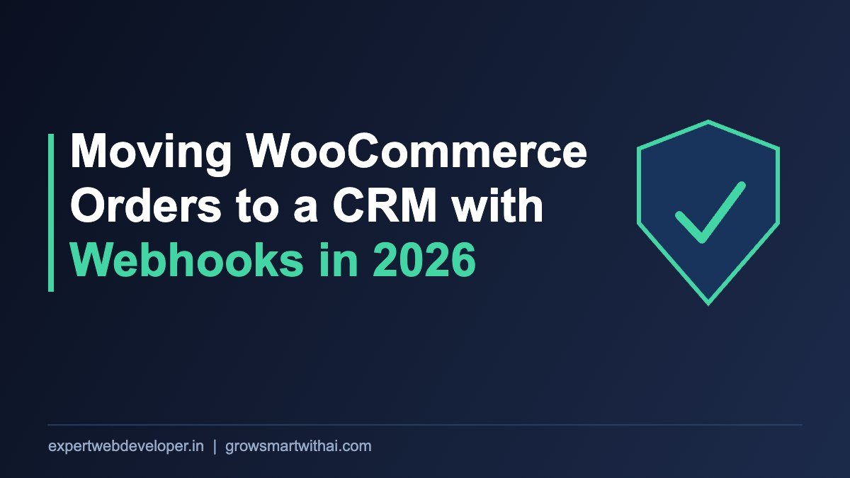 Cover image: Moving WooCommerce Orders to a CRM with Webhooks in 2026